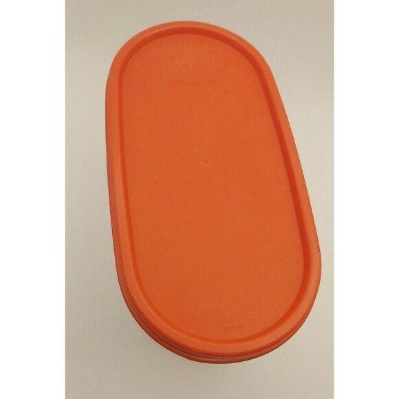 Tupperware Modular Mates Oval Smart Saver - 4 3/4 Cup/1.1L (1612-22) Vintage Red - Picture 2 of 4